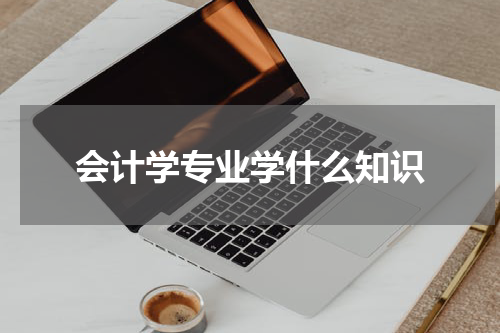 会计学专业学什么知识