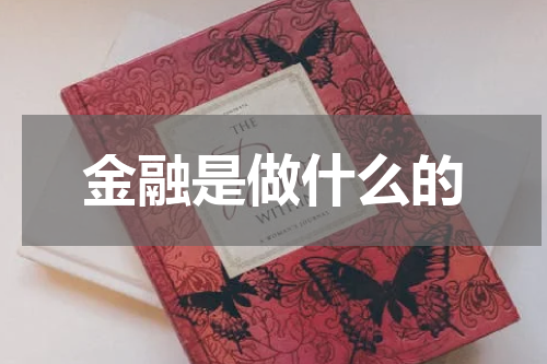 金融是做什么的