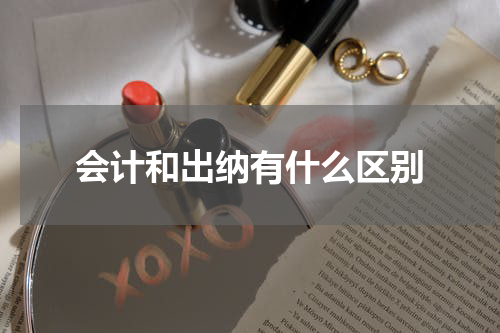 会计和出纳有什么区别