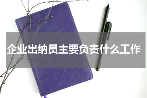 企业出纳员主要负责什么工作
