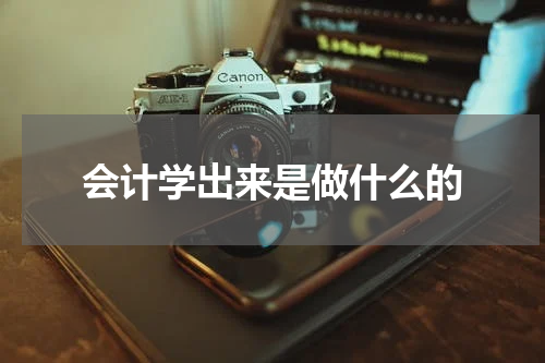 会计学出来是做什么的