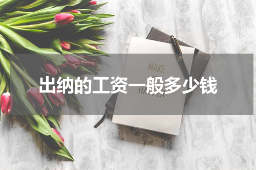 出纳的工资一般多少钱