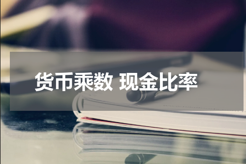货币乘数 现金比率