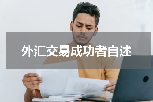 外汇交易成功者自述