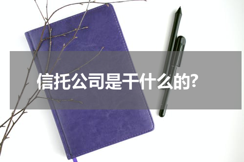 信托公司是干什么的?