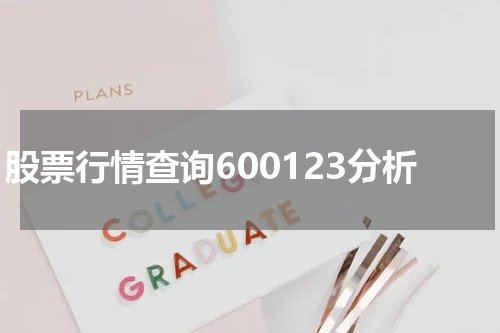 股票行情查询600123分析