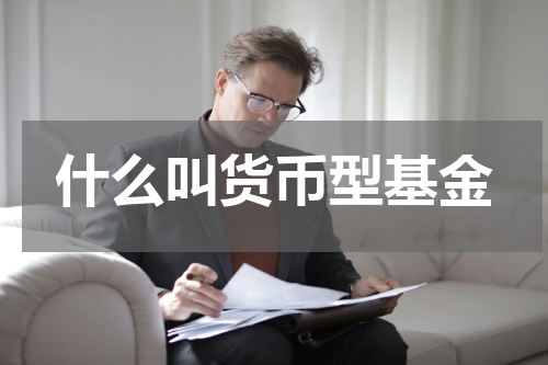 什么叫货币型基金