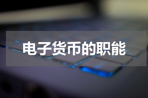 电子货币的职能