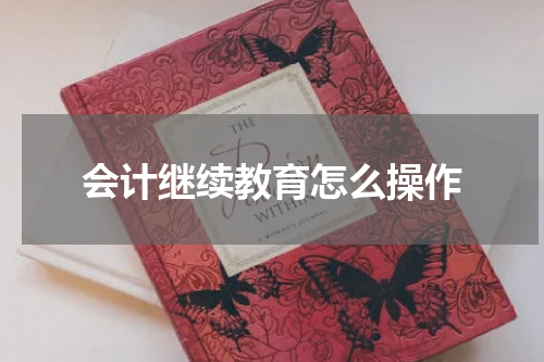 会计继续教育怎么操作