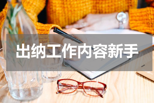 出纳工作内容新手