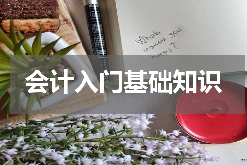 会计入门基础知识