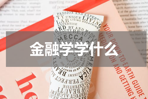金融学学什么