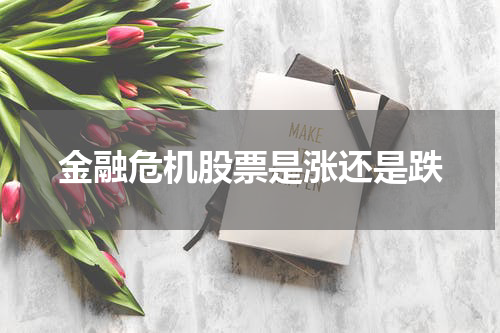 金融危机股票是涨还是跌