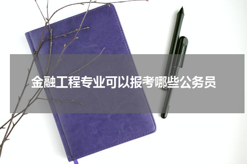金融工程专业可以报考哪些公务员
