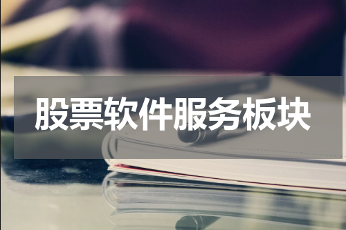 股票软件服务板块