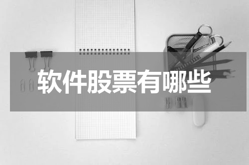 软件股票有哪些