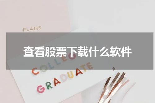 查看股票下载什么软件