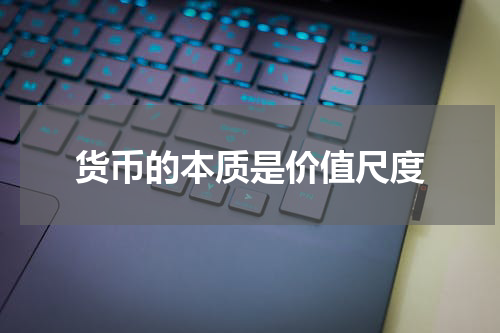 货币的本质是价值尺度