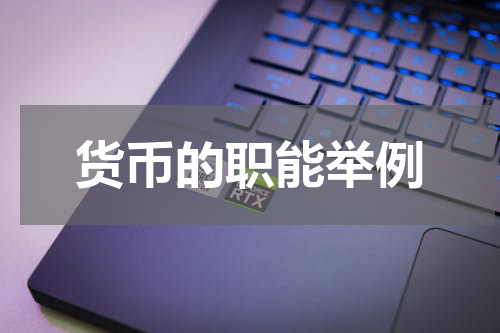 货币的职能举例