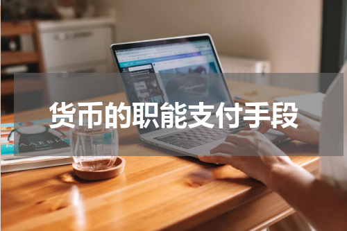 货币的职能支付手段