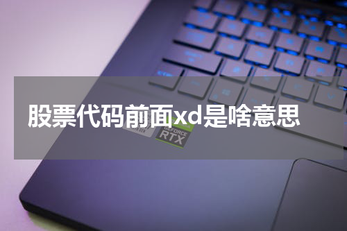 股票代码前面xd是啥意思
