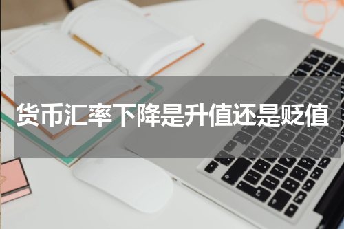 货币汇率下降是升值还是贬值