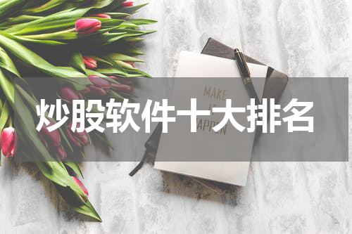 炒股软件十大排名