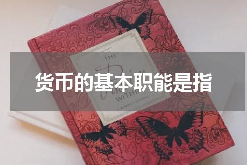 货币的基本职能是指