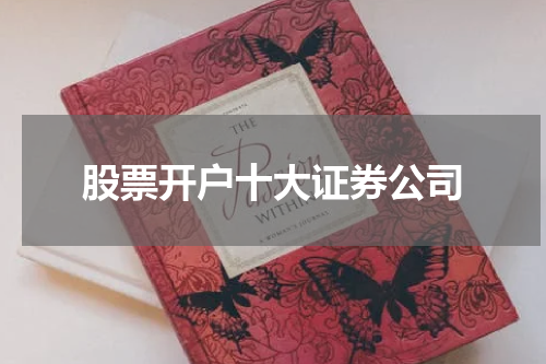 股票开户十大证券公司