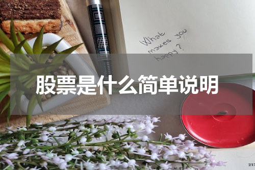 股票是什么简单说明