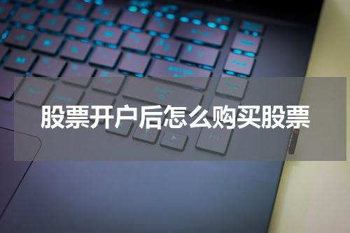股票开户后怎么购买股票
