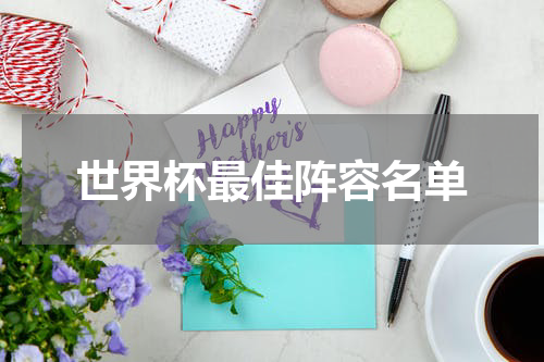 世界杯最佳阵容名单