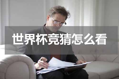 世界杯竞猜怎么看