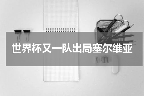 世界杯又一队出局塞尔维亚
