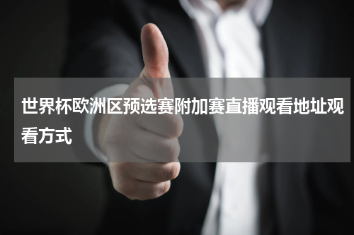 世界杯欧洲区预选赛附加赛直播观看地址观看方式