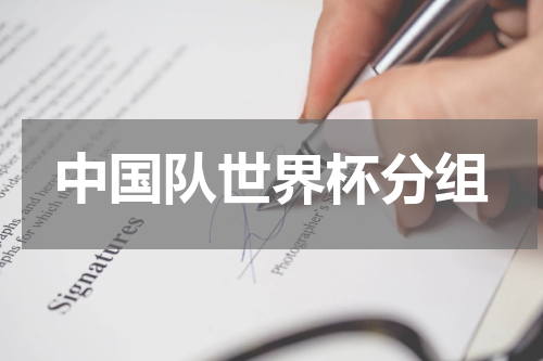 中国队世界杯分组