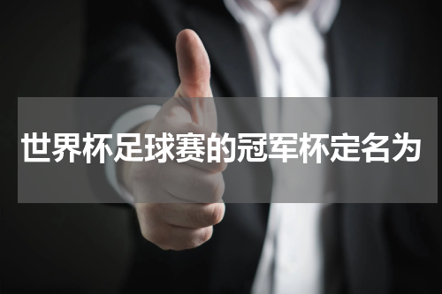 世界杯足球赛的冠军杯定名为