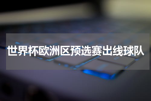 世界杯欧洲区预选赛出线球队