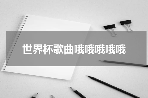 世界杯歌曲哦哦哦哦哦