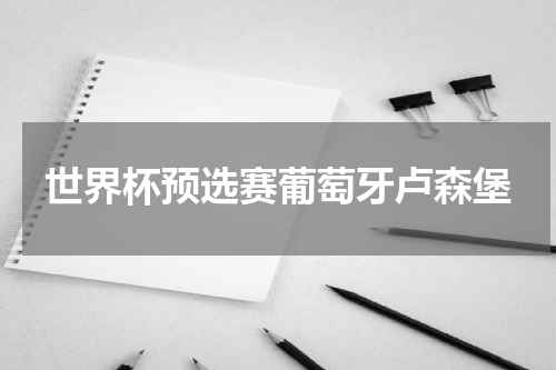 世界杯预选赛葡萄牙卢森堡