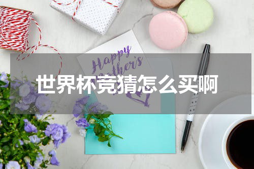 世界杯竞猜怎么买啊