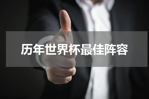 历年世界杯最佳阵容