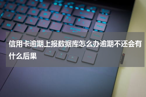 信用卡逾期上报数据库怎么办逾期不还会有什么后果