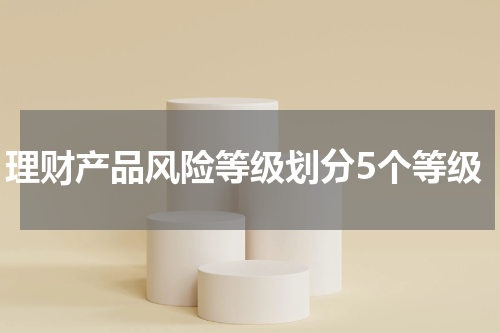 理财产品风险等级划分5个等级