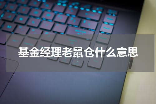 基金经理老鼠仓什么意思