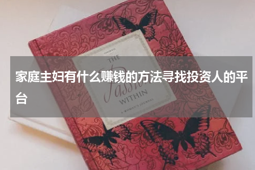 家庭主妇有什么赚钱的方法寻找投资人的平台