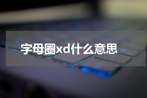 字母圈xd什么意思