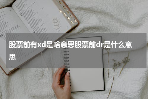 股票前有xd是啥意思股票前dr是什么意思