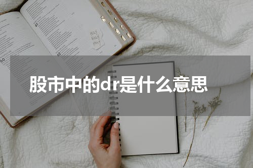 股市中的dr是什么意思