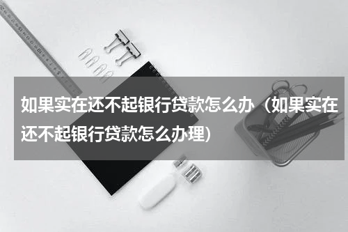 如果实在还不起银行贷款怎么办（如果实在还不起银行贷款怎么办理）